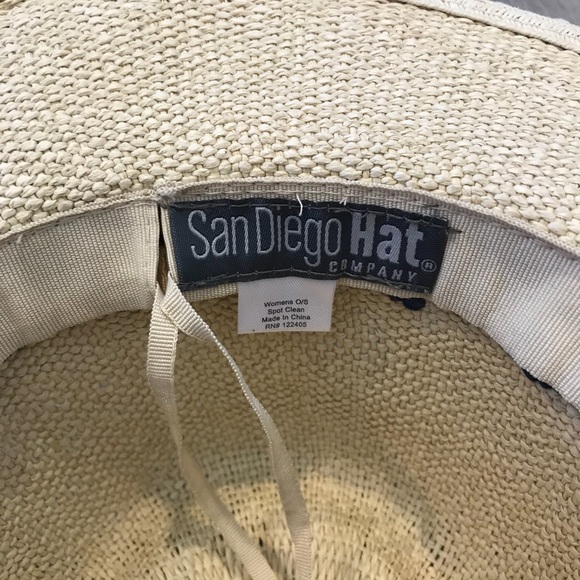 AERIE Adjustable Surfs Up Womens Panama Sun Hat - Picture 6 of 8